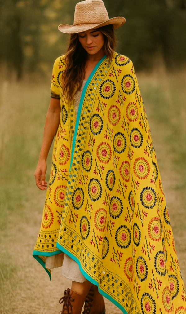 Producto - DUPATTA COLOR AMARILLO