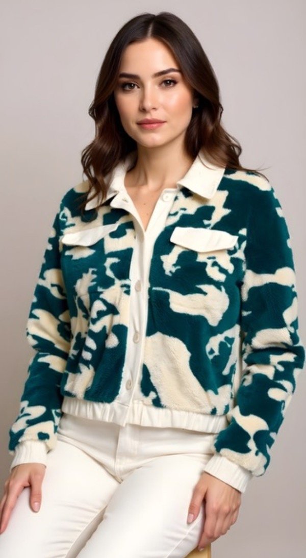 Producto - Camperita cow verde