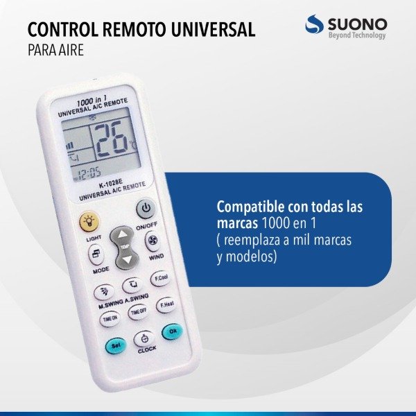 Producto - CONTROL UNIVERSAL PARA AIRE