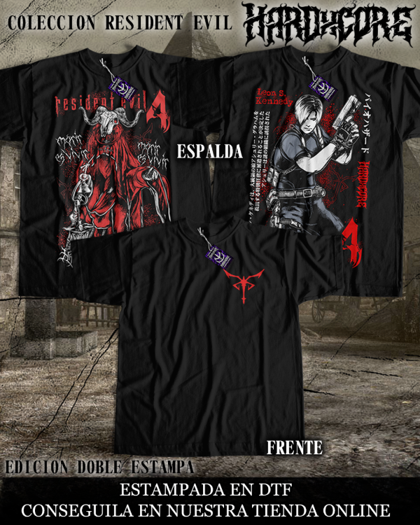 Producto - DROP RESIDENT EVIL (doble estampa)