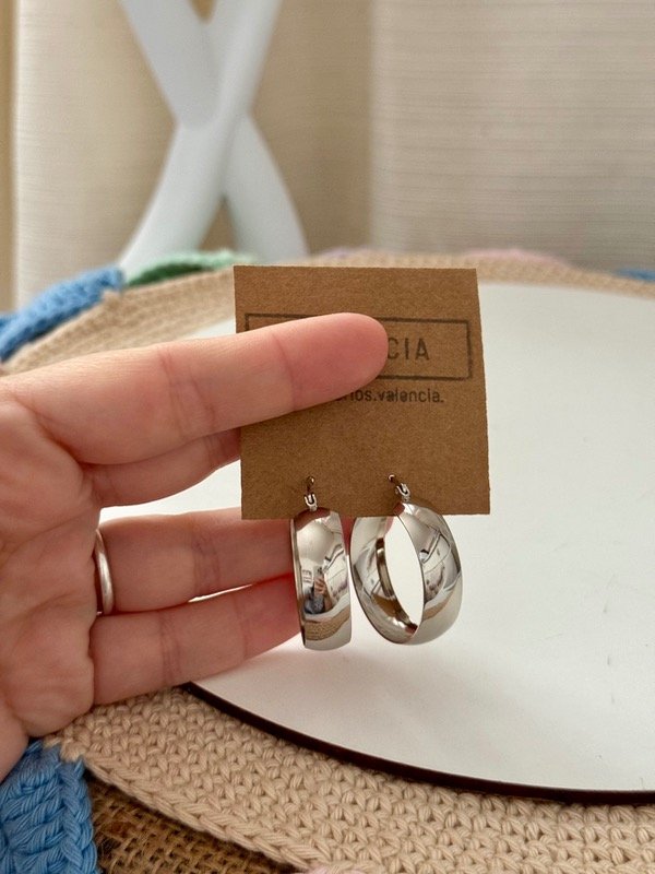 Producto - Argollas anchas AQ 3cm