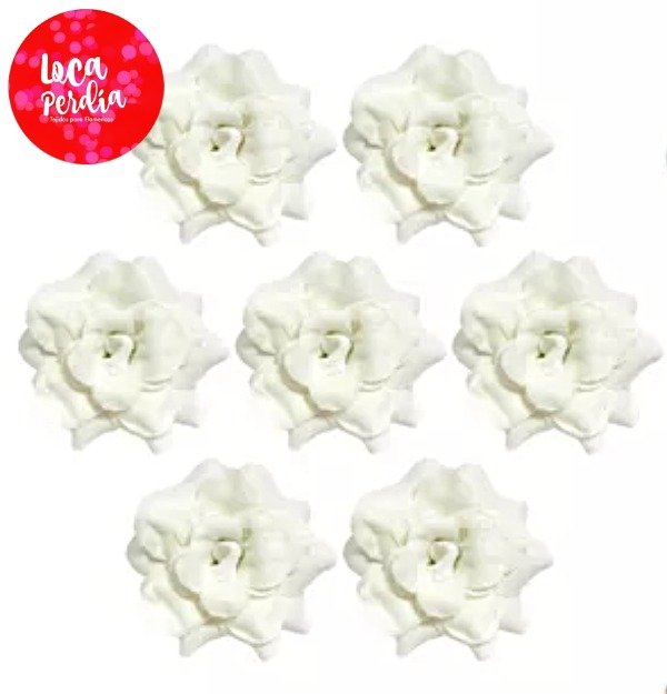 Producto - Trío De Flores 5 Cm Con Pinza Natural