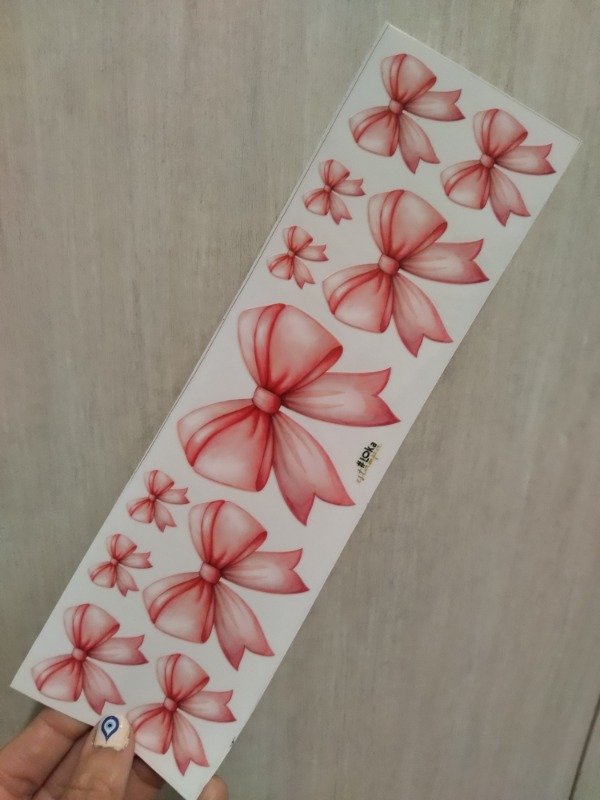 Producto - UV Tiras 8x28cm Moños #3