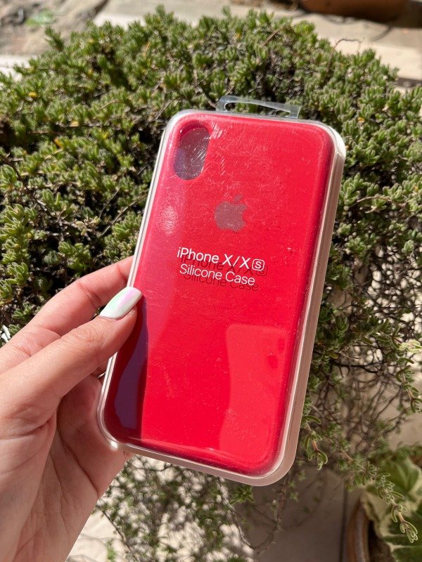 Producto - Iph X /Iphone XS Silicone Case rojo