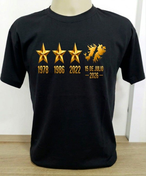 Producto - Remera  unisex Tres estrella - 1