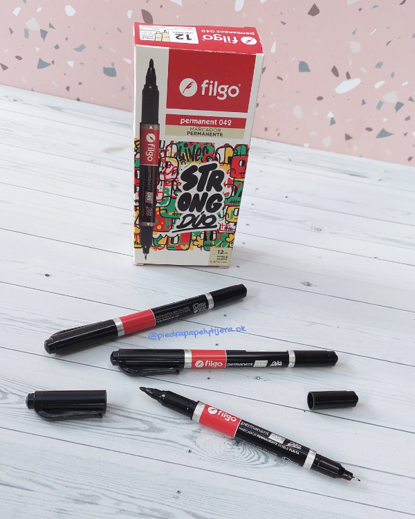 Producto - Marcador permanente doble punta filgo 042