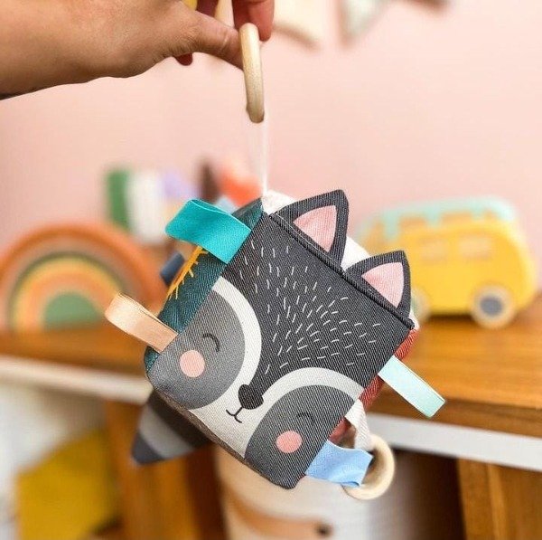 Producto - Cubo sensorial Mapache Enrique