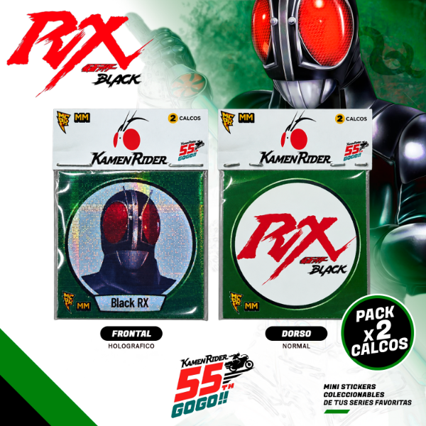 Producto - Stickers / KAMEN RIDER Ichigo, Black Rx, Zeztz Pack x6 / 5 cm - 2