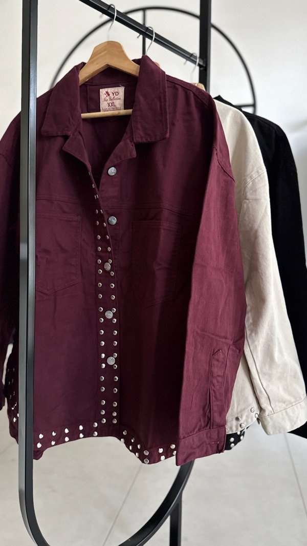 Producto - CAMISACO JEAN TACHA LISO