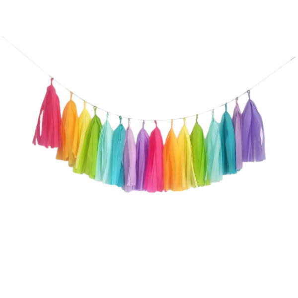 Producto - Guirnalda borla de color