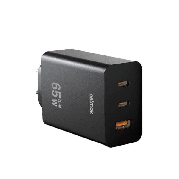 Producto - Cargador GaN 65W c/cable Netmak NM-CP42