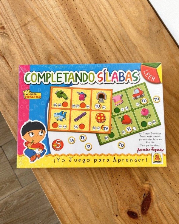 Producto - Completando Sílabas