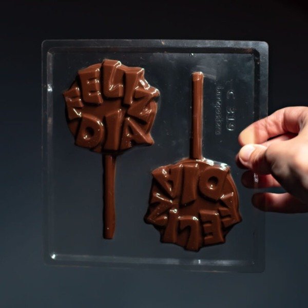 Producto - Placa para chupetín feliz día