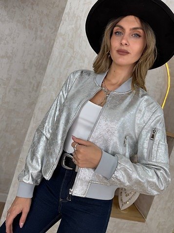 Producto - BOMBER HILARY PLATA