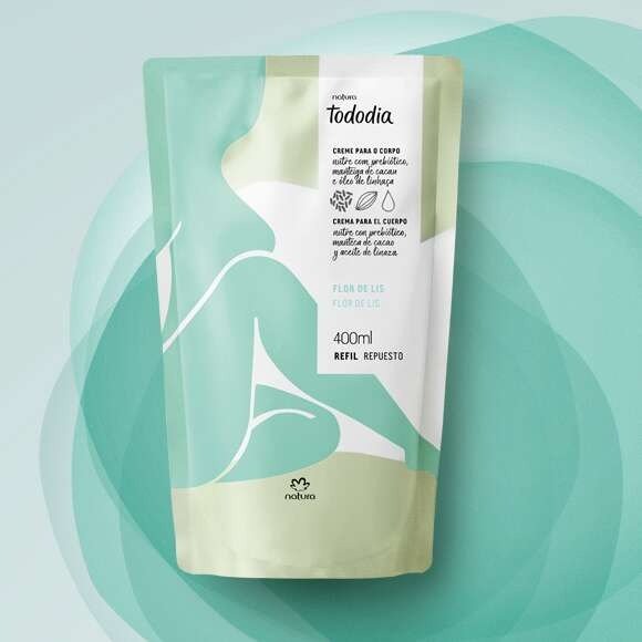 Producto - Crema para el Cuerpo Repuesto Flor de Lis 400ml Natura C
