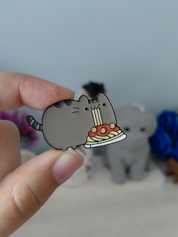 Producto - Pin metalizado - Pusheen (michi) #2031