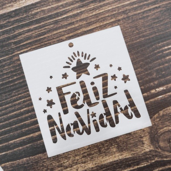 Producto - Stencil N Feliz Navidad