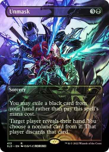 Producto - Unmask (Secret Lair) (Borderless Foil)