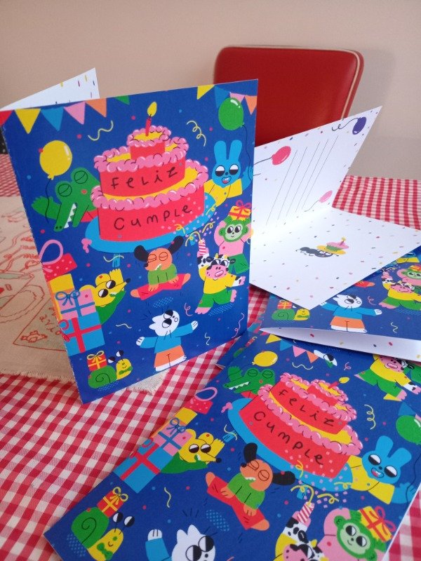 Producto - Tarjeta de cumpleaños A5