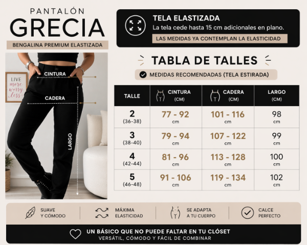 Producto - Pack Pantalón Grecia x2 - Ahorrá llevando 2 - 5
