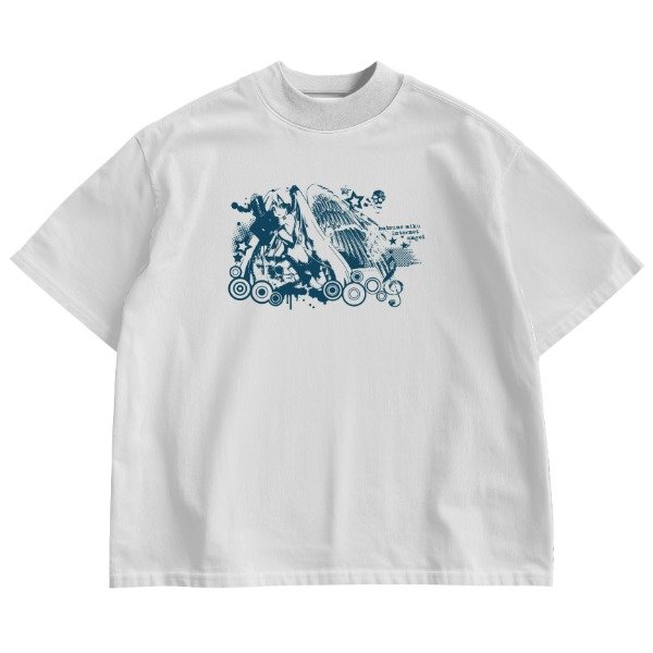 Producto - REMERA MIKU BLANCA OVERSIZE