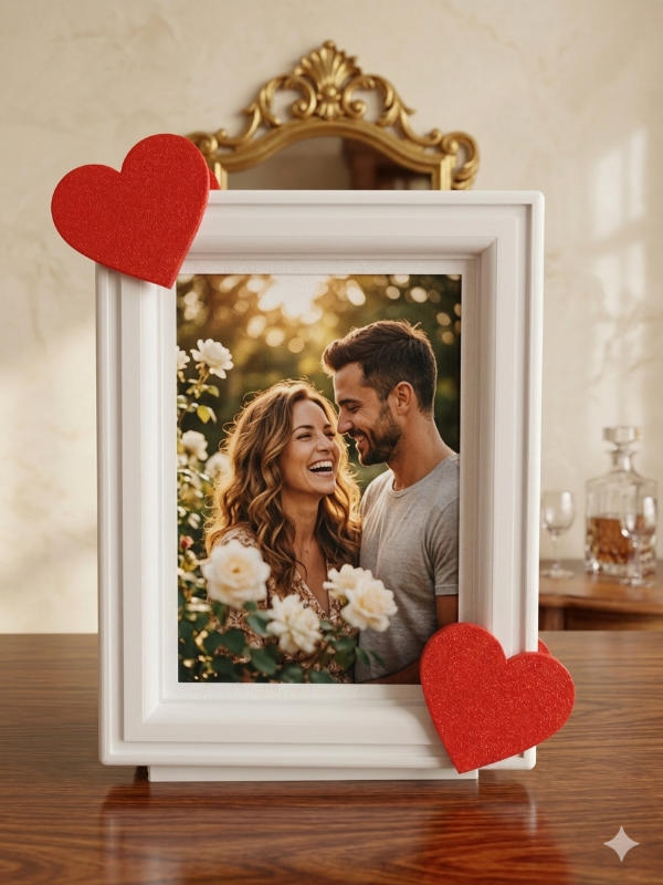 Producto - Porta retrato con corazones