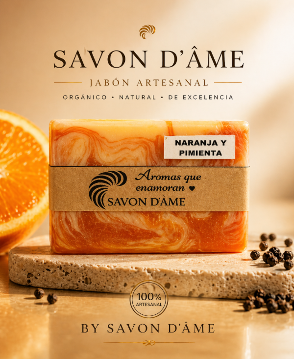 Producto - Jabón de  Naranja y Pimienta