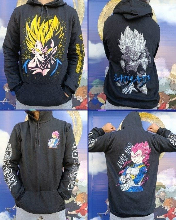 Producto - Buzos Oversize Vegeta - Dragon Ball (Ingrese para elegir modelo)