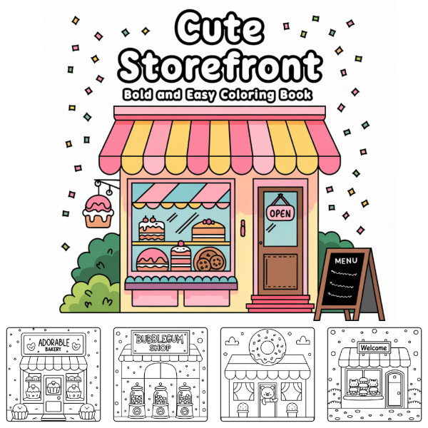 Producto - Cute StoreFront - Libro para colorear - LIB18