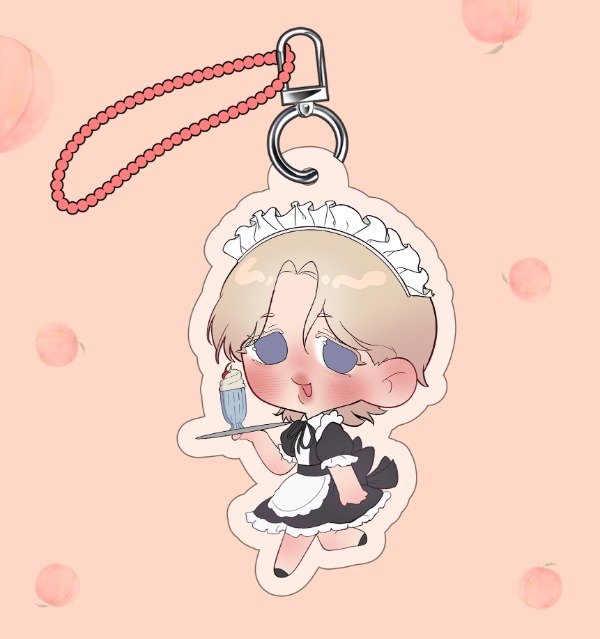Producto - Llavero Yoonmin "Maid Cafe" - 1