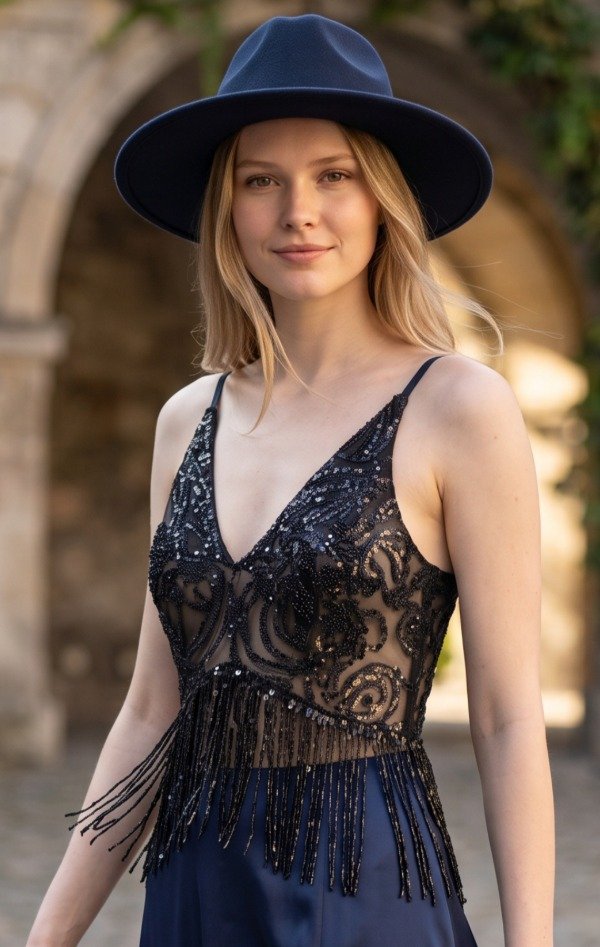 Producto - Vestido Siena Color Azul Noche