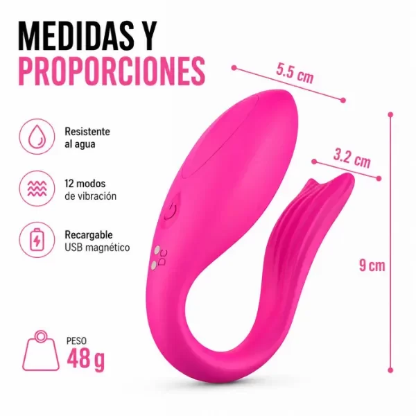 Producto - Couple Vibrator - App Rose Fusion - 1