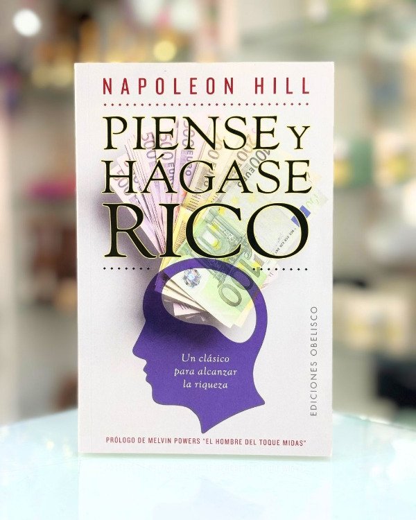 Producto - Piense y hagase rico. Napoleon Hill. Ed Obelisco.