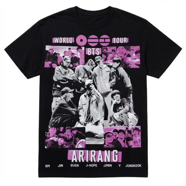 Producto - REMERA DE ADULTOS BTS ARIRANG PURPLE - 0