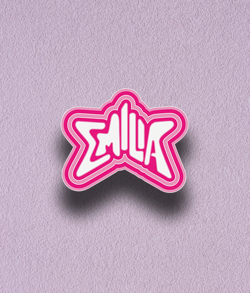 Producto - STICKER - EMILIA - estrella