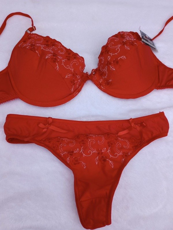 Producto - Conjunto microfibra rojo talle 95
