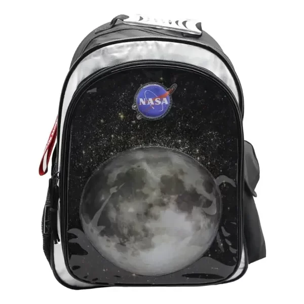 Producto - BL1219 MOCHILA ESCOLAR NASA LUNA GALAXIA 32X46 CM