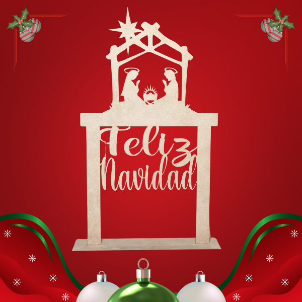 Producto - Pesebre Feliz Navidad