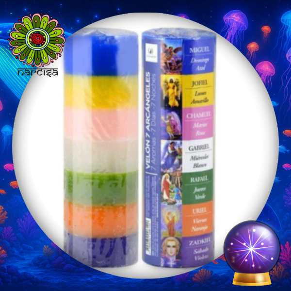 Producto - Velón 7 Arcangel Iluminarte