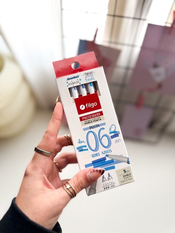 Producto - Resaltadores Filgo Multilighter X5 TONO 06 AZULES