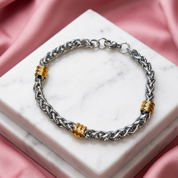 Producto - Pulsera espiga combinada