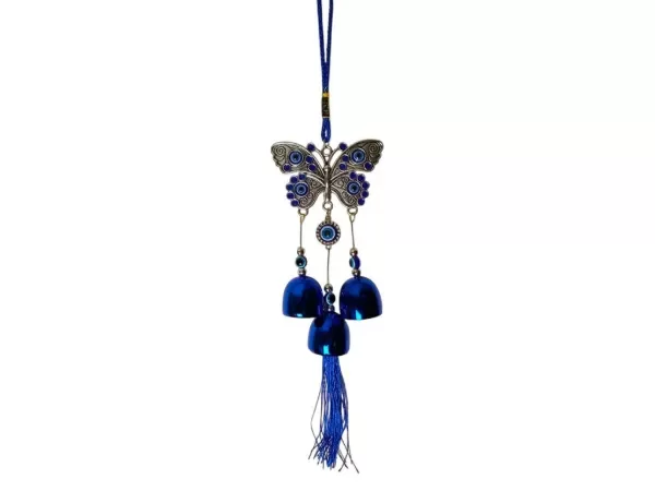 Producto - LLAMADOR MINI MARIPOSA 3 CAMPANAS OJO TURCO 30CM