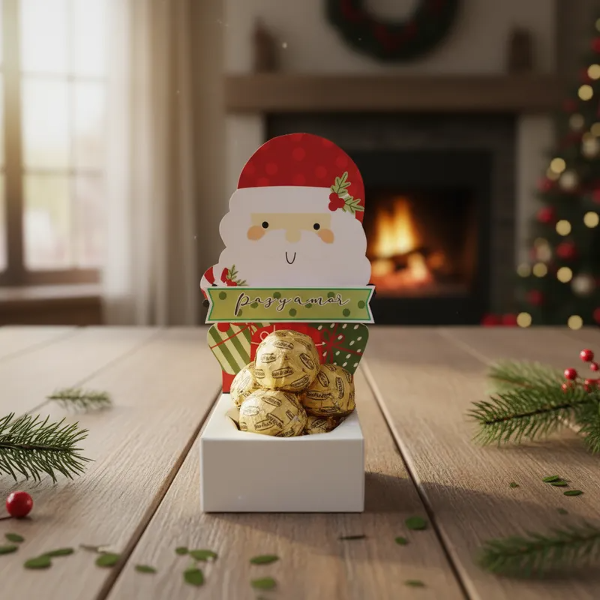 Producto - Set x 5 Porta velita  y regalos Navidad