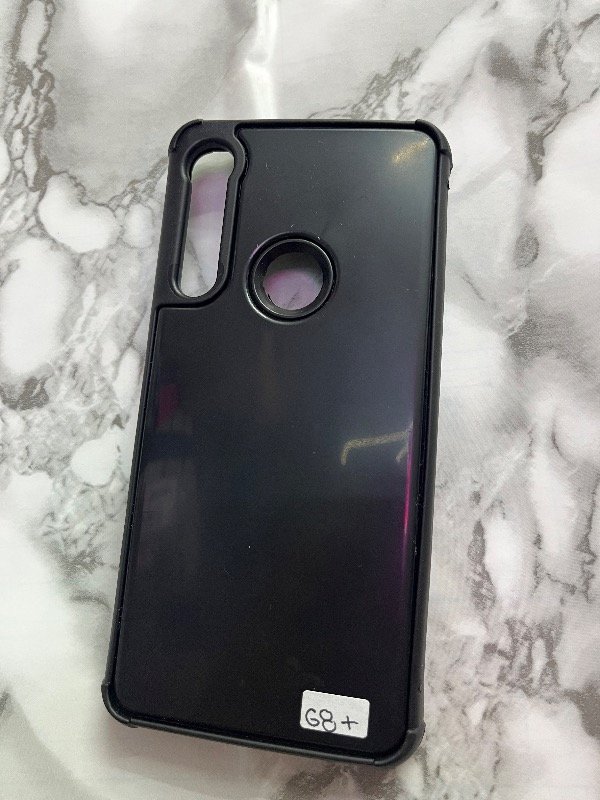 Producto - Funda lisa negra g8 plus