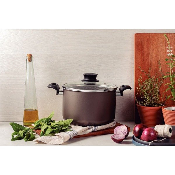 Producto - Olla alta 28cm 11.8L tapa vidrio Tramontina Paris 28530/628 - 2