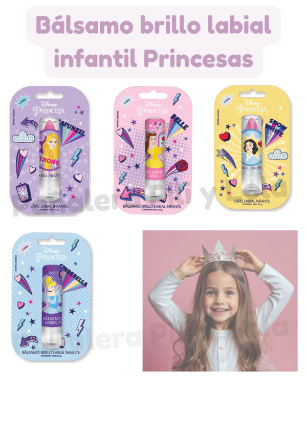 Producto - Bálsamo brillo labial Princesas