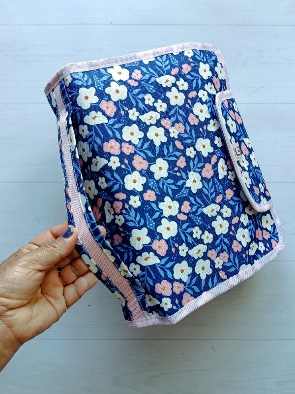 Producto - Organizador a5 Jazmín flores azules - 0