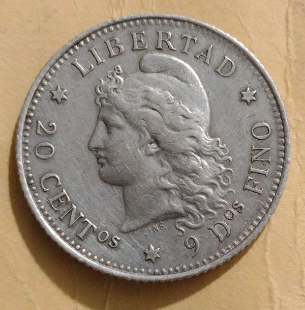 Producto - Argentina 20 centavos 1882