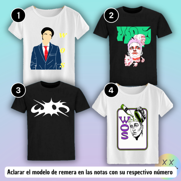 Producto - Remeras WOS #1 (varios modelos)