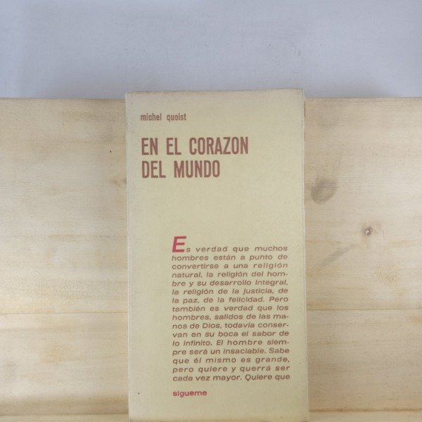 Producto - MICHEL QUOIST - EN EL CORAZÓN DE MUNDO